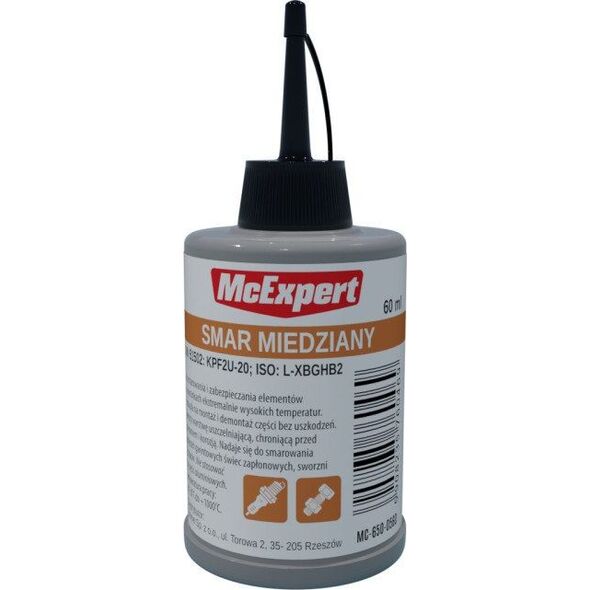 McExpert SMAR MIEDZIANY BUTELKA Z MIESZKIEM 60ML