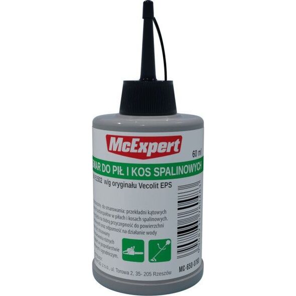 McExpert SMAR DO PIŁ I KOS SPALINOWYCH BUTELKA Z MIESZKIEM 60ML