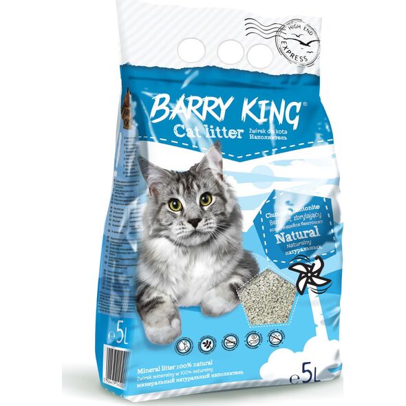 Żwirek dla kota Barry King BK-14500 Naturalny 5 l