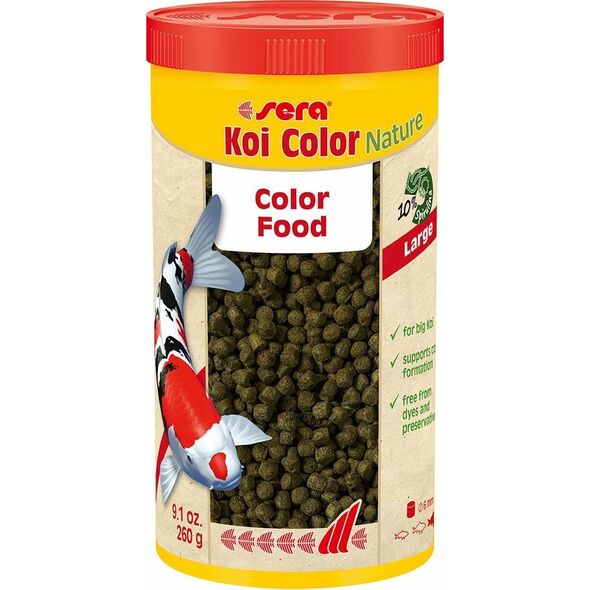 Sera Koi Color Large 1.000 ml, granulat - pokarm postawowy dla Koi
