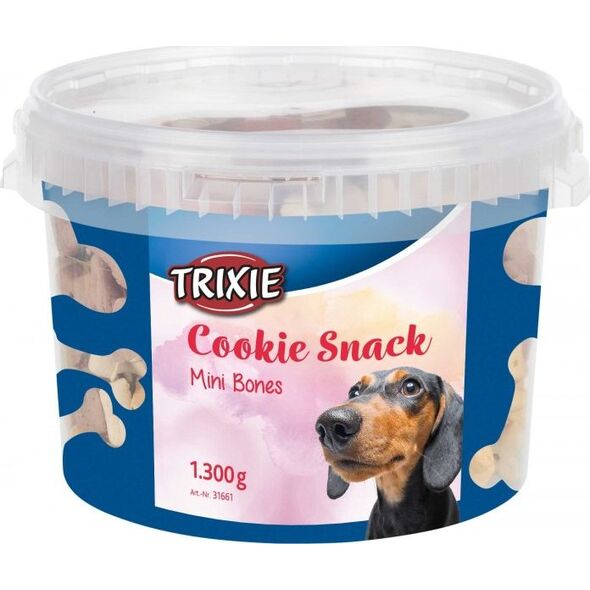 Trixie Przysmak Cookie Snack Mini Bones, 1,300 g