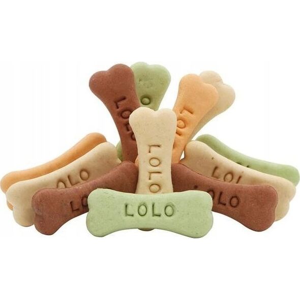 Lolo Pets Classic CIASTKA DLA PSA KOŚCI M MIX 2kg