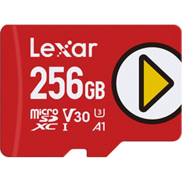 Karta Lexar PLAY MicroSDXC 256 GB Class 10 UHS-I/U1 A1 V30 (LMSPLAY256G-BNNNG)