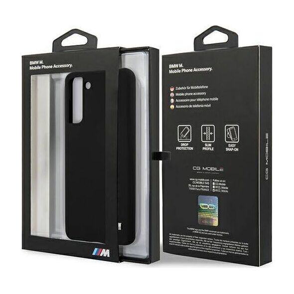 BMW Etui BMW BMHCS21MMSILBK S21+ G996 czarny/black Silicone M Collection