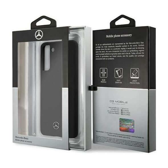 Mercedes Mercedes MEHCS21SSILBK S21 G991 czarny/black hardcase Silicone Line