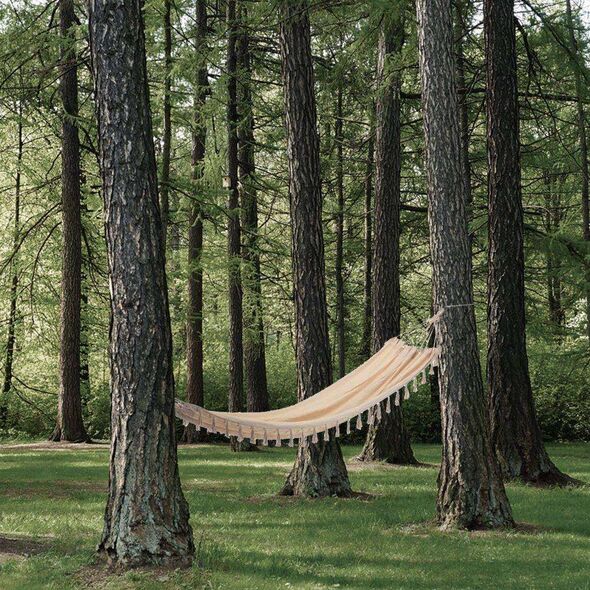 ProGarden Duży mocny Hamak XXL 200x100cm 1-osobowy leżanka