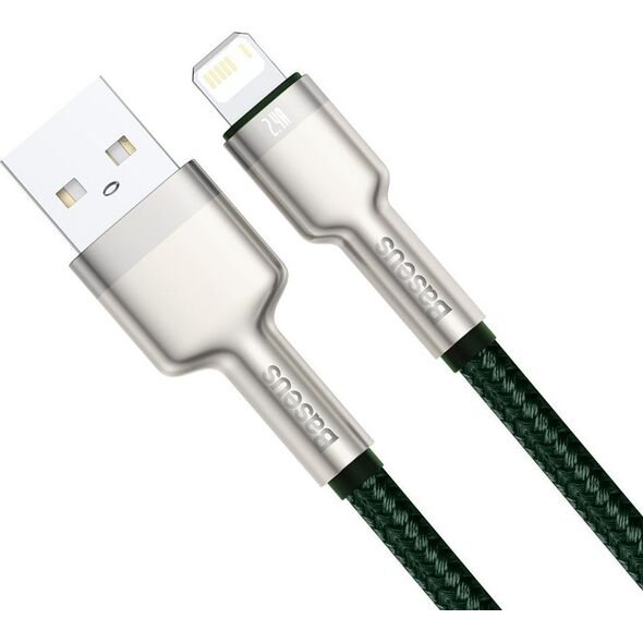 Kabel USB Baseus USB-A - Lightning 2 m Zielony (baseus_20210316155025)