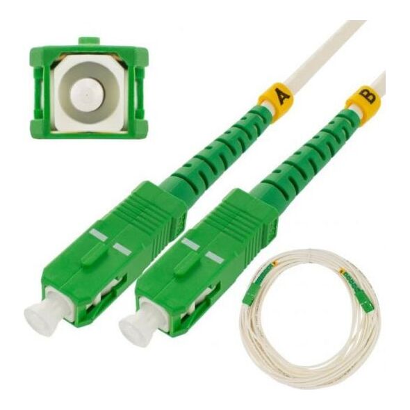 NEKU NEKU Patchcord światłowodowy SM SC/APC 9/125 FO 5m