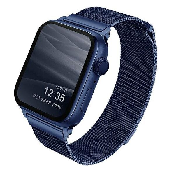 Uniq Etui Valencia Apple Watch Series 4/5/6/SE 40mm niebieskie