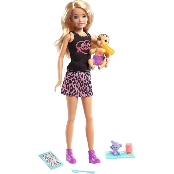Lalka Barbie Barbie Barbie Opiekunka Lalka + bobas + akcesoria GRP10_GRP13