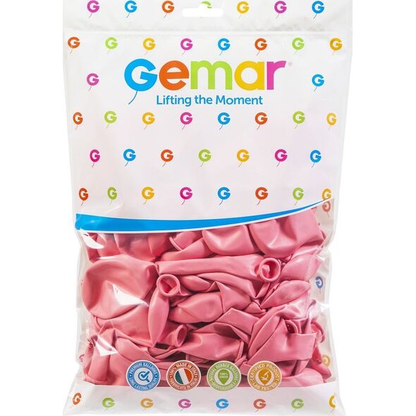 GoDan Balony GEMAR pastel 26cm różowy delikatny 100szt. Godan