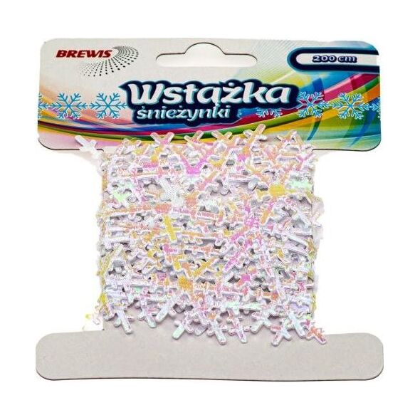 BREWIS Wstążka satynowa WX1 śniezynki Brewis