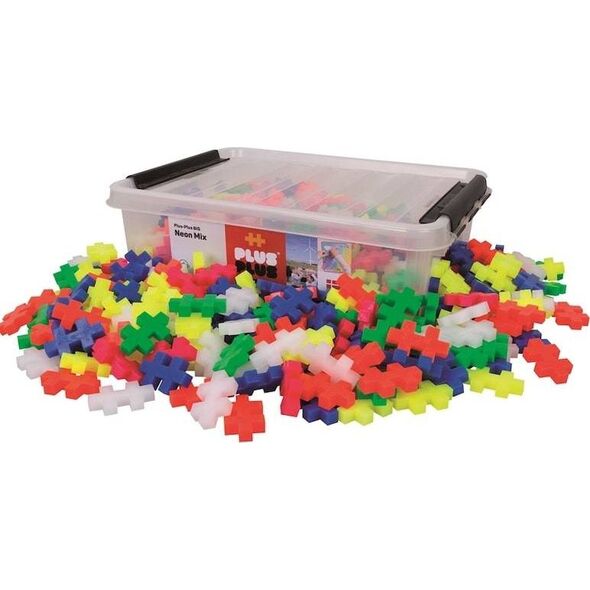 Plus Plus Klocki Plus Plus Big Neon EDU 200 el.