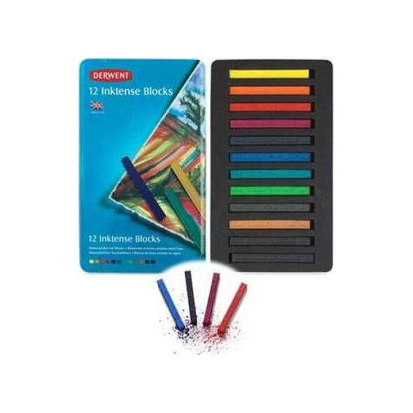 Artequipment DERWENT INKTENSE BLOCK 12 KOL. - TUSZ W SZTABACH uniw