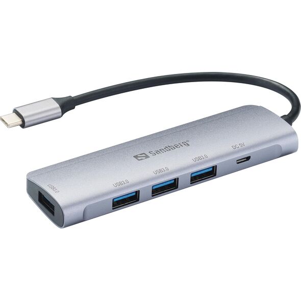 HUB USB Sandberg Saver 4x USB-A 3.0 (336-20)