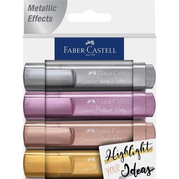 Faber-Castell Zakreślacz metaliczny 4 kolory FABER CASTELL