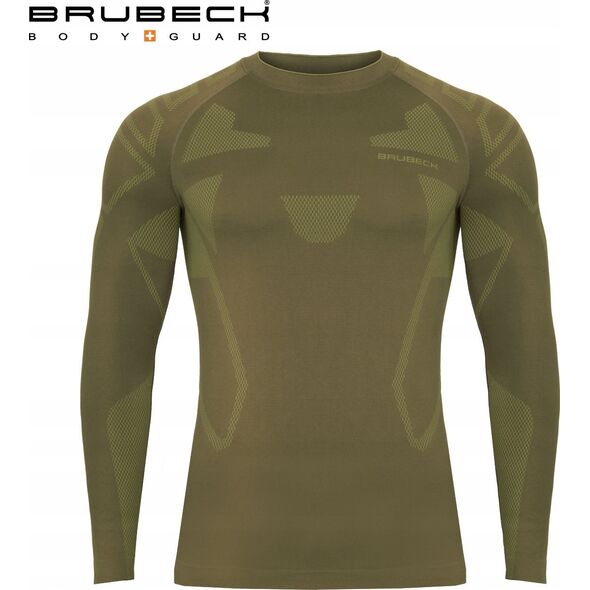Brubeck LS14210 Bluza męska RANGER PROTECT khaki XL