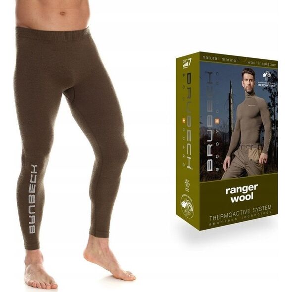 Brubeck LE12410 Spodnie męskie RANGER WOOL khaki XL