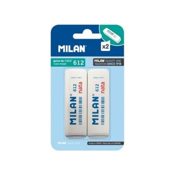 Milan Gumki Milan 612 nata 2 szt. na blistrze