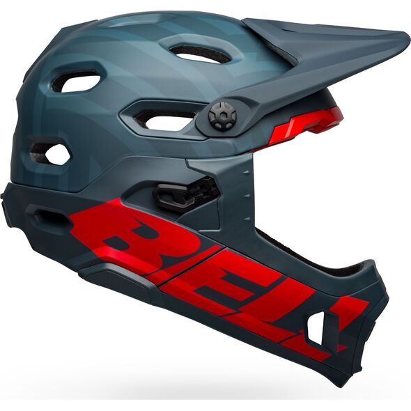 Bell Kask full face BELL SUPER DH MIPS SPHERICAL matte blue crimson roz. S (51-55 cm) (NEW)