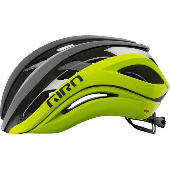 Giro Kask szosowy GIRO AETHER SPHERICAL MIPS matte black fade highlight yellow roz. S (51-55 cm) (NEW)