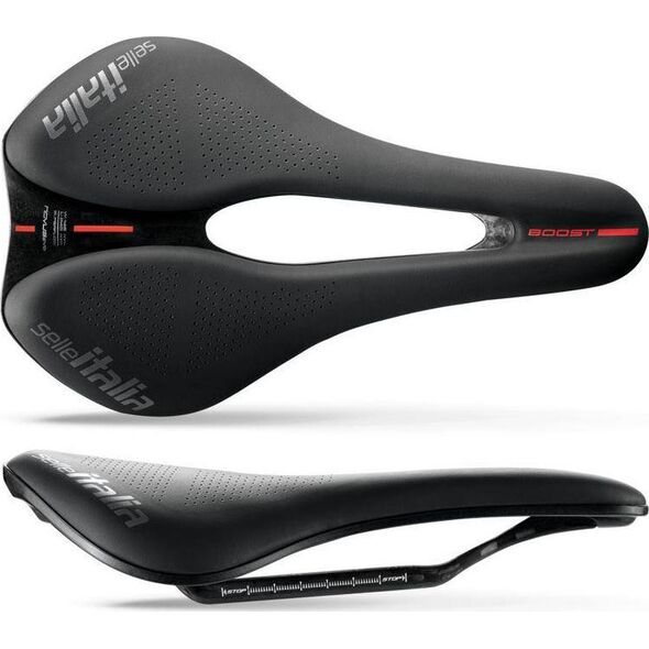 Selle Italia Siodło SELLE ITALIA NOVUS EVO BOOST KIT CARBONIO SUPERFLOW L (id match - L3) fibra-tek, czarne (NEW)