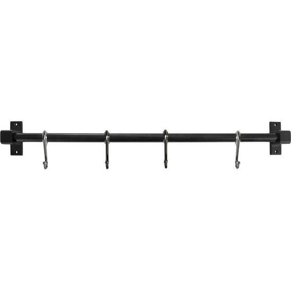 Orion Wieszak RELING kuchenny na przybory metalowy czarny 50,5 cm