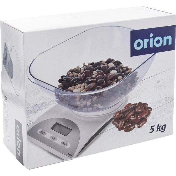 Waga kuchenna Orion Waga kuchenna elektroniczna 5kg z miską 3L