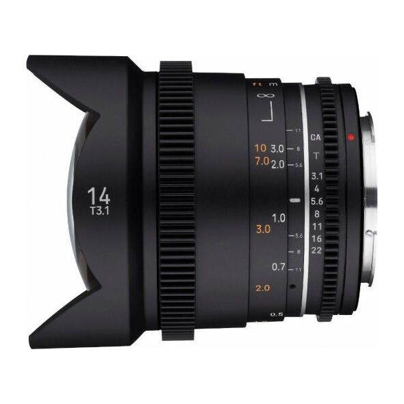 Obiektyw Samyang Canon RF 14 mm F/3.1 MF MK2 VDSLR