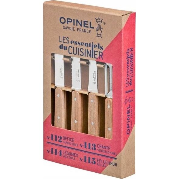 Opinel Opinel Natural 4 essential knives Box Set