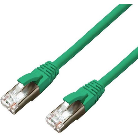 MicroConnect CAT6A S/FTP 3m Green LSZH