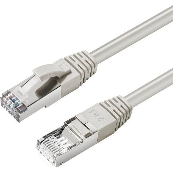 MicroConnect CAT6A S/FTP 0.5m Grey LSZH