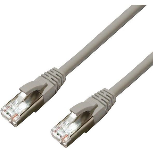 MicroConnect CAT6A S/FTP 30m Grey LSZH