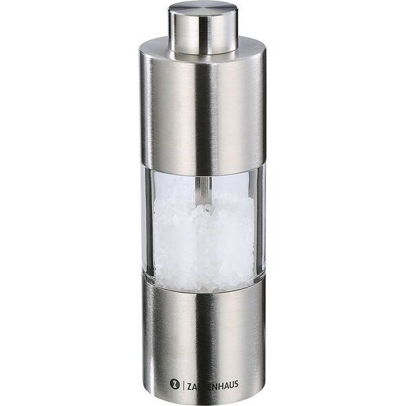 Młynek do przypraw Zassenhaus Zassenhaus salt mill Mainz Inox/Acrylic Glass 14 cm