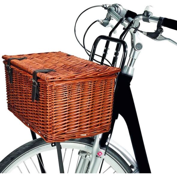 Bicycle Gear Koszyk rowerowy wiklinowy przód 45x30x25cm