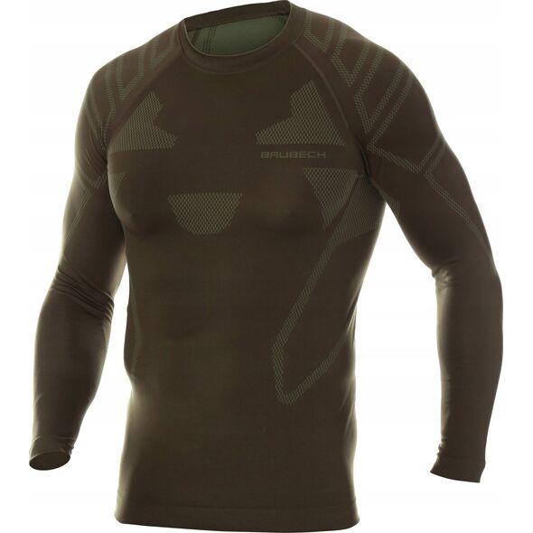 Brubeck LS14210 Bluza męska RANGER PROTECT khaki XXXL