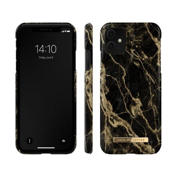 iDeal Of Sweden iDeal of Sweden Fashion - etui ochronne do iPhone 11/XR (Golden Smoke Marble)