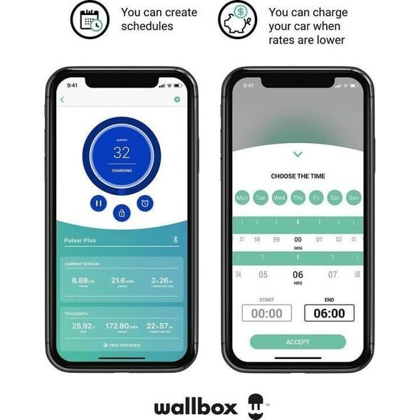 Ładowarka Wallbox Pulsar Plus Typ 2 22kW 5m OCPP biała (PLP1-0-2-4-9-001)
