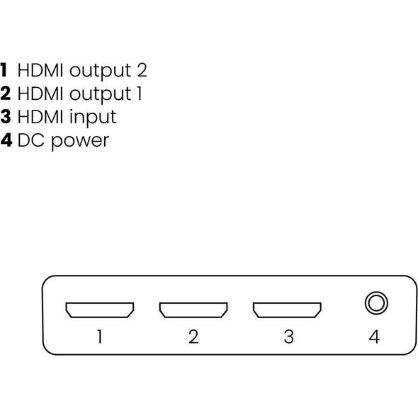 Marmitek Marmitek HDMI Splitter Split 612 UHD 2.0