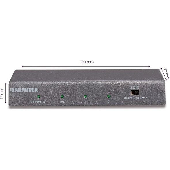 Marmitek Marmitek HDMI Splitter Split 612 UHD 2.0
