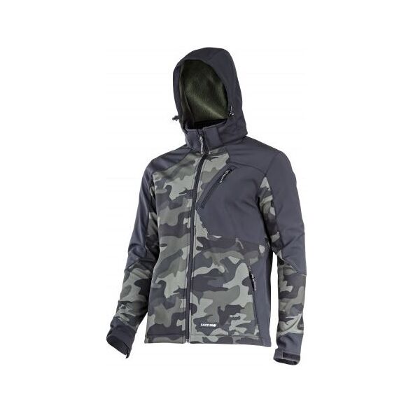 Lahti Pro KURTKA SOFTSHELL Z KAPT. MORO ZIEL.-CZAR., "L", CE, LAHTI