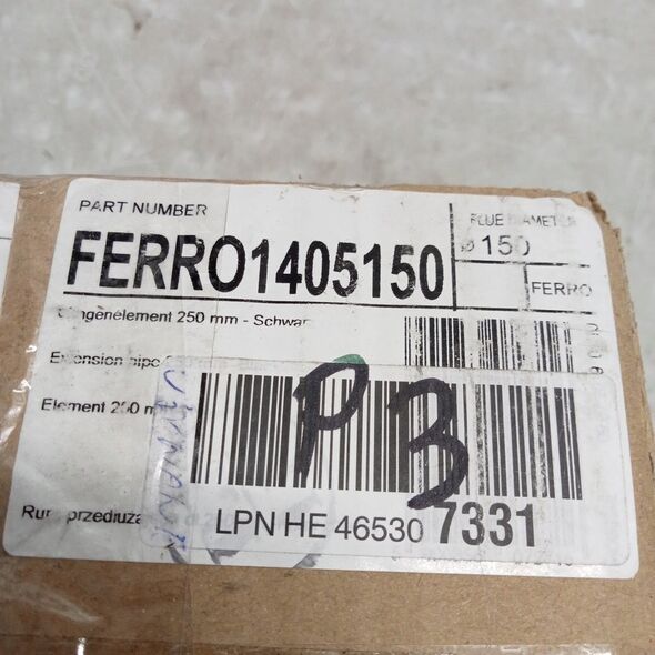 Ferrolux FERROLUX RURA PRZEDLUZAJACA L-1000 150 CZARNY