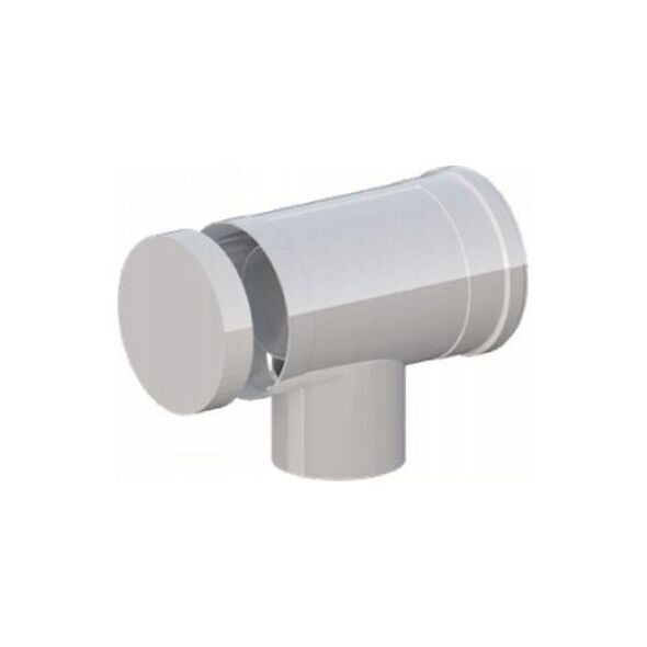 Ricom KOLANO PP-AL 87ST RED.DN60/100X80/125 Z REWIZJA