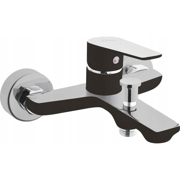 Bateria wannowa Invena DOKOS BATERIA WANNOWA CZARNY / CHROM