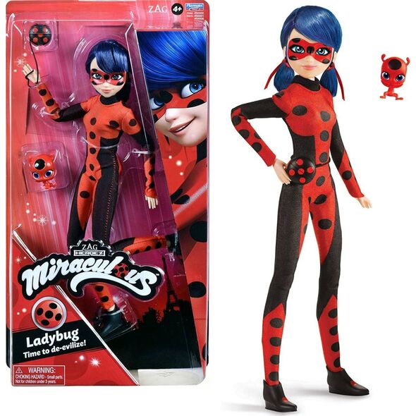 Miraculous lalka Biedronka Ladybug + akcesoria