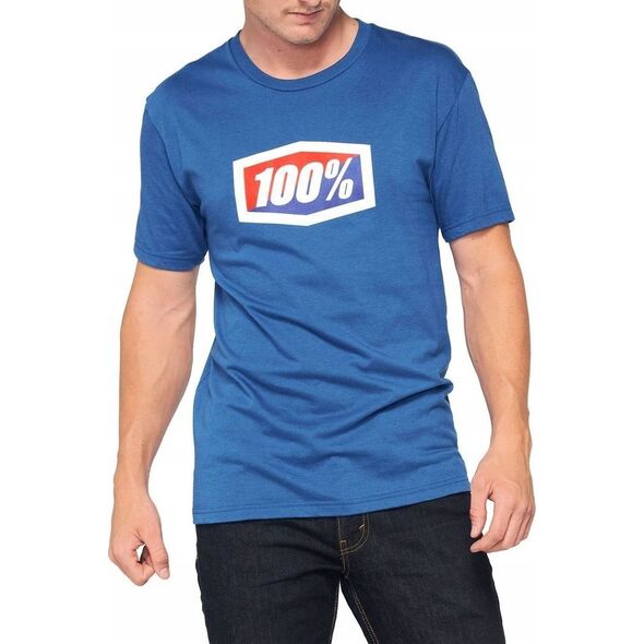 100% T-shirt 100% OFFICIAL krótki rękaw blue roz. XL (NEW)