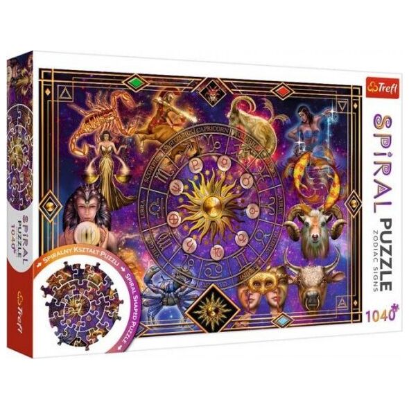 Trefl Puzzle Spiralne - Znaki zodiaku 1040 el.