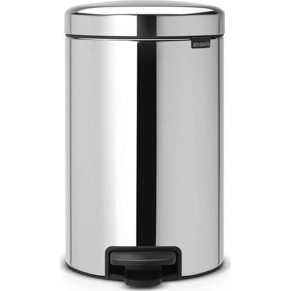 Kosz na śmieci Brabantia New Icon na pedał srebrny (920005116)
