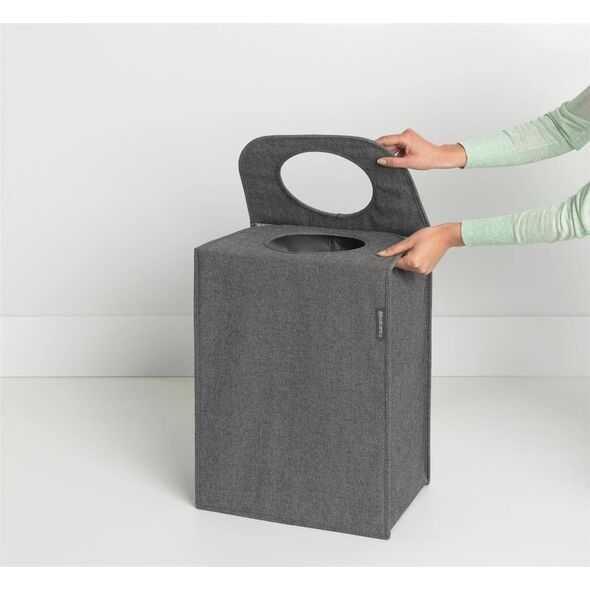 Kosz na pranie Brabantia Laundry To Go 55L antracyt (12 03 81)