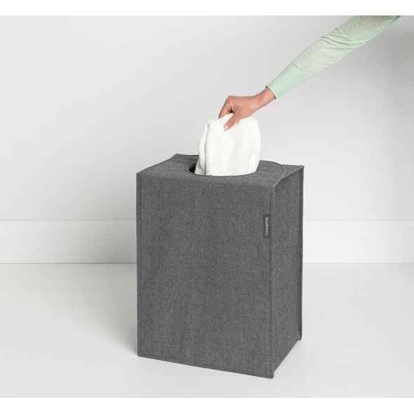 Kosz na pranie Brabantia Laundry To Go 55L antracyt (12 03 81)